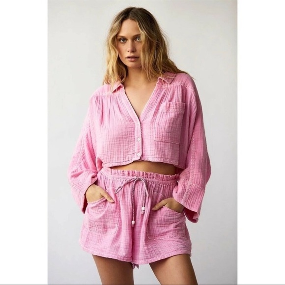Free People Pants - Free People Elora Dubble Bubble 2 Piece Set NWT